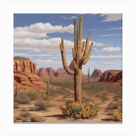 Saguaro Canvas Print