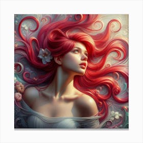 Red Haired Girl 1 Canvas Print