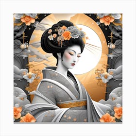 Geisha 40 Canvas Print