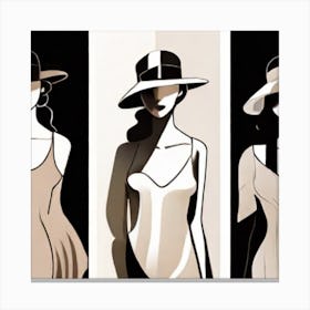 Fashion Illustration Canvas Print