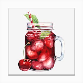 Cherry Margarita Canvas Print