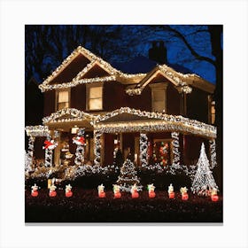 Christmas Lights 1 Canvas Print