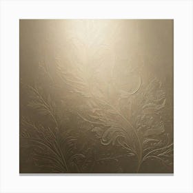 Gold Leaf Wallpaper Canvas Print