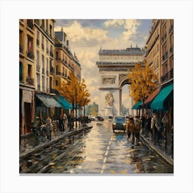 Urban Realism – Gustave Caillebotte S Artistic Vision Canvas Print