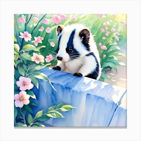 Baby Badger Canvas Print