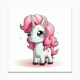 Cute Unicorn 56 Canvas Print