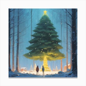 Christmas Tree 7 Canvas Print