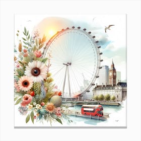 London Eye 2 Canvas Print