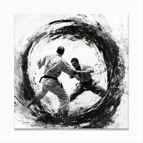 Karate 4 Canvas Print