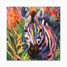 Zebra Canvas Print