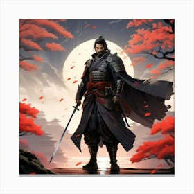 Japanese Samurai 1 Canvas Print