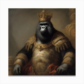 King Gorilla 1 Canvas Print