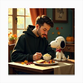 Snoopy And Peanuts 5 Canvas Print