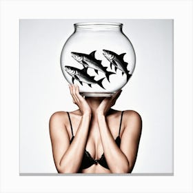 Fish Bowl 37 Canvas Print