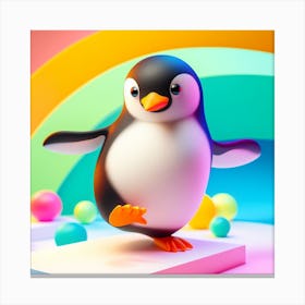 Penguni Canvas Print