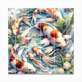 Koi Fish Canvas Print