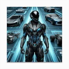 Futuristic Man 229 Canvas Print