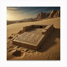 Mysterious Ancient Tomb Hidden 1 Canvas Print