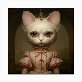 Princess Cat Canvas Print