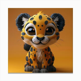 Cheetah Cub 13 Canvas Print