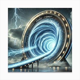 Vortex Gates Energy Efficient Transport Canvas Print