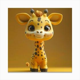 Cute Giraffe 14 Canvas Print