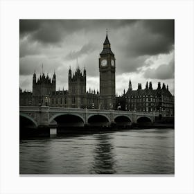 London Uk Great Britain England City River Urban Trave 3 Canvas Print