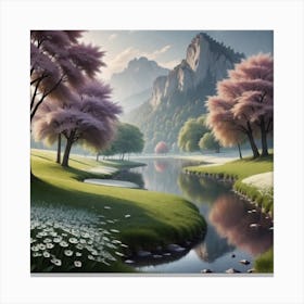 Cherry Blossoms 5 Canvas Print