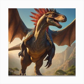 Dinosaur 2 Canvas Print