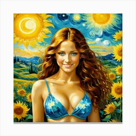 Sunflowersdfg Canvas Print