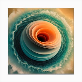 Sun Surf (2) Canvas Print