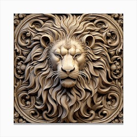 Lion Head 1 Canvas Print