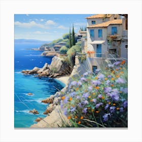 Rhapsody of Radiant Riviera 1 Canvas Print