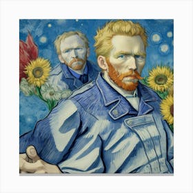 Dreamshaper V6 Van Gogh Thumbnail For Tiktok 2 Canvas Print