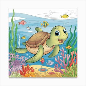 Sea Turtle Canvas Print