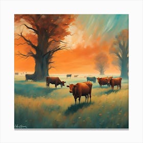 Cattle Canvas Print