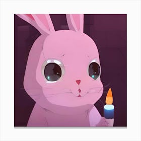 Happy Rabbit Canvas Print