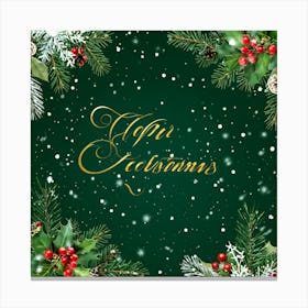 Christmas Background 12 Canvas Print