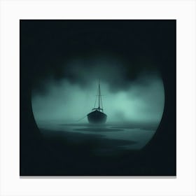 Boat In The Fog Toile