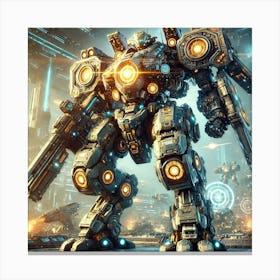 Helios Mech Converted Canvas Print