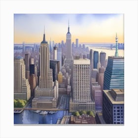 New York City Skyline Canvas Print