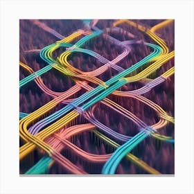 Abstract Road Canvas Print