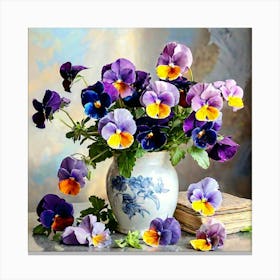 Pansies Canvas Print