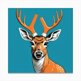 Deer! 2 Canvas Print