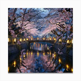 Cherry Blossoms In Kyoto Canvas Print