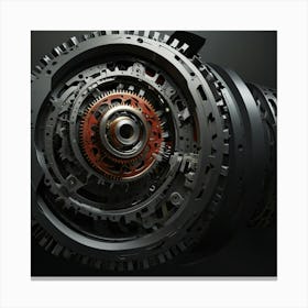 Default Create Unique Design Of Machine Art 0 Canvas Print