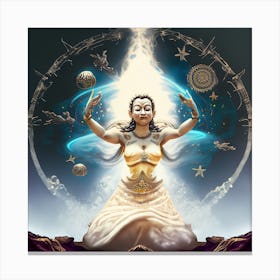 Cosmic Satyagraha Canvas Print