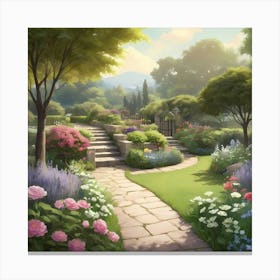 Whispers of the Garden Canvas Print