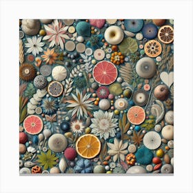 'Fruits And Vegetables' 1 Canvas Print