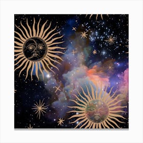 Galaxy Art Print 3 Canvas Print